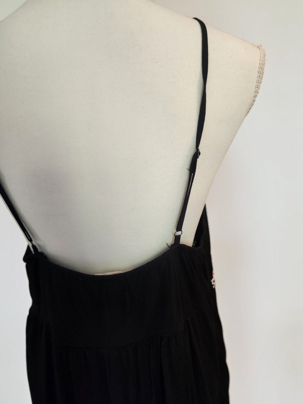 🖤 Savannah Jane Embroidered Dress | Boho Black Midi Sundress - Picture 9 of 11